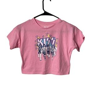 Kiss Pink Tee Size 6-6X Small